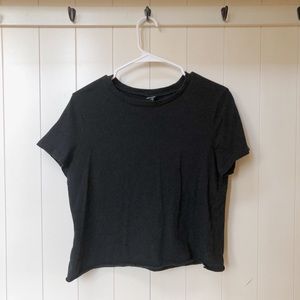 Wild Fable Black Cropped Tee- LARGE